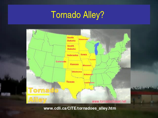 Tornado Alley Tornado Alley Is An Outdated Concept Research Shows